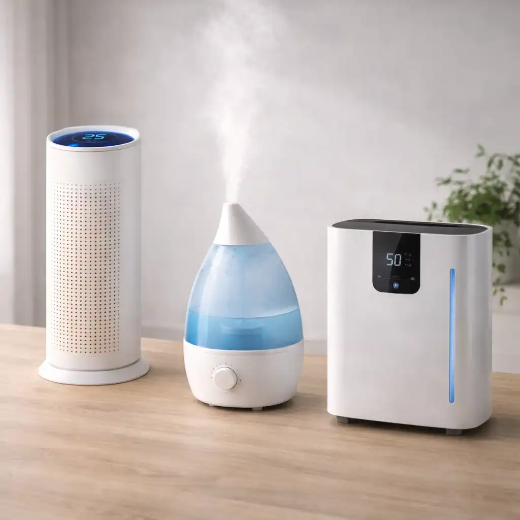 Ιονιστές, Υγραντήρες